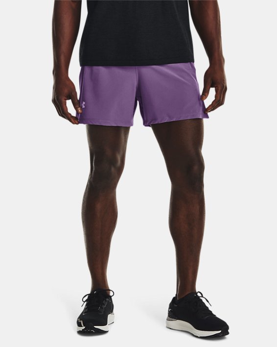 Men's UA Launch Elite 5'' Shorts, Purple, pdpMainDesktop image number 0